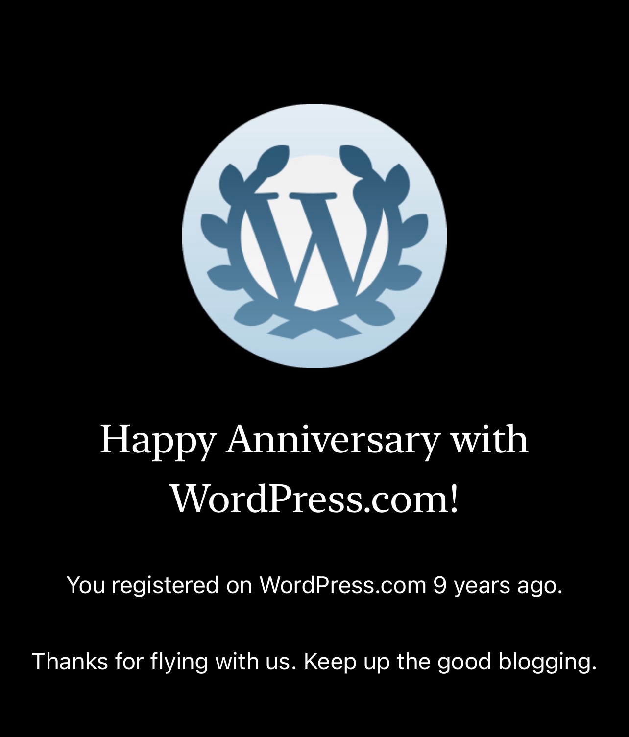 [557] 9 Year Anniversary of This Blog